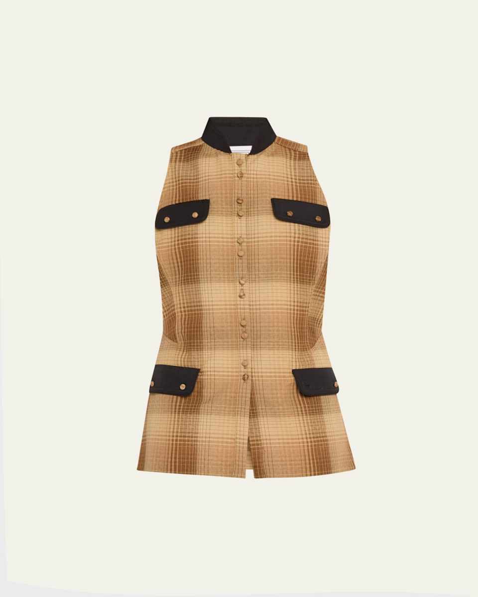 Plaid Emotionally Vested Vest